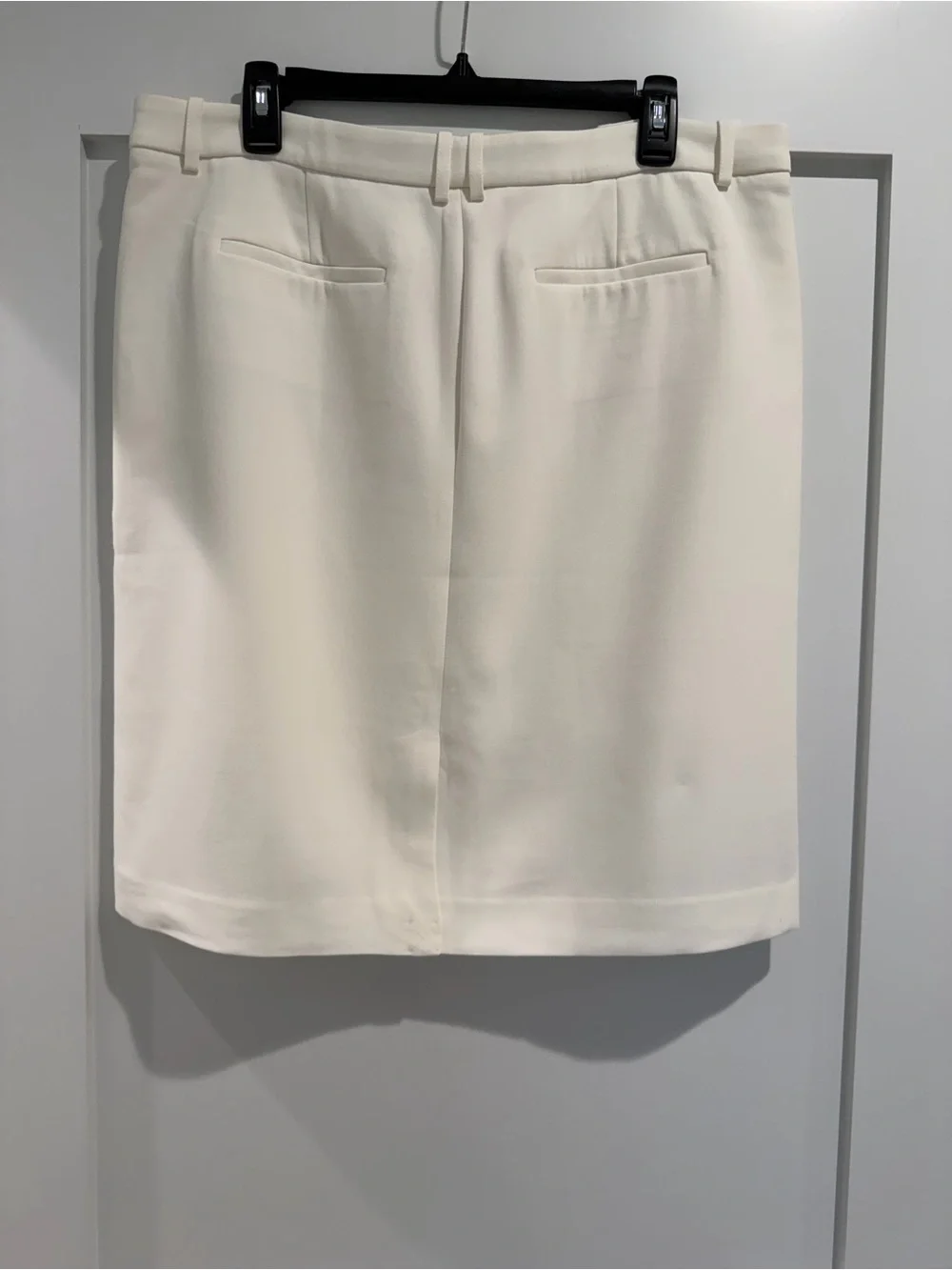 NEW J.Crew Trouser pencil skirt in four-season stretch Ivory CS863 $168 size 14